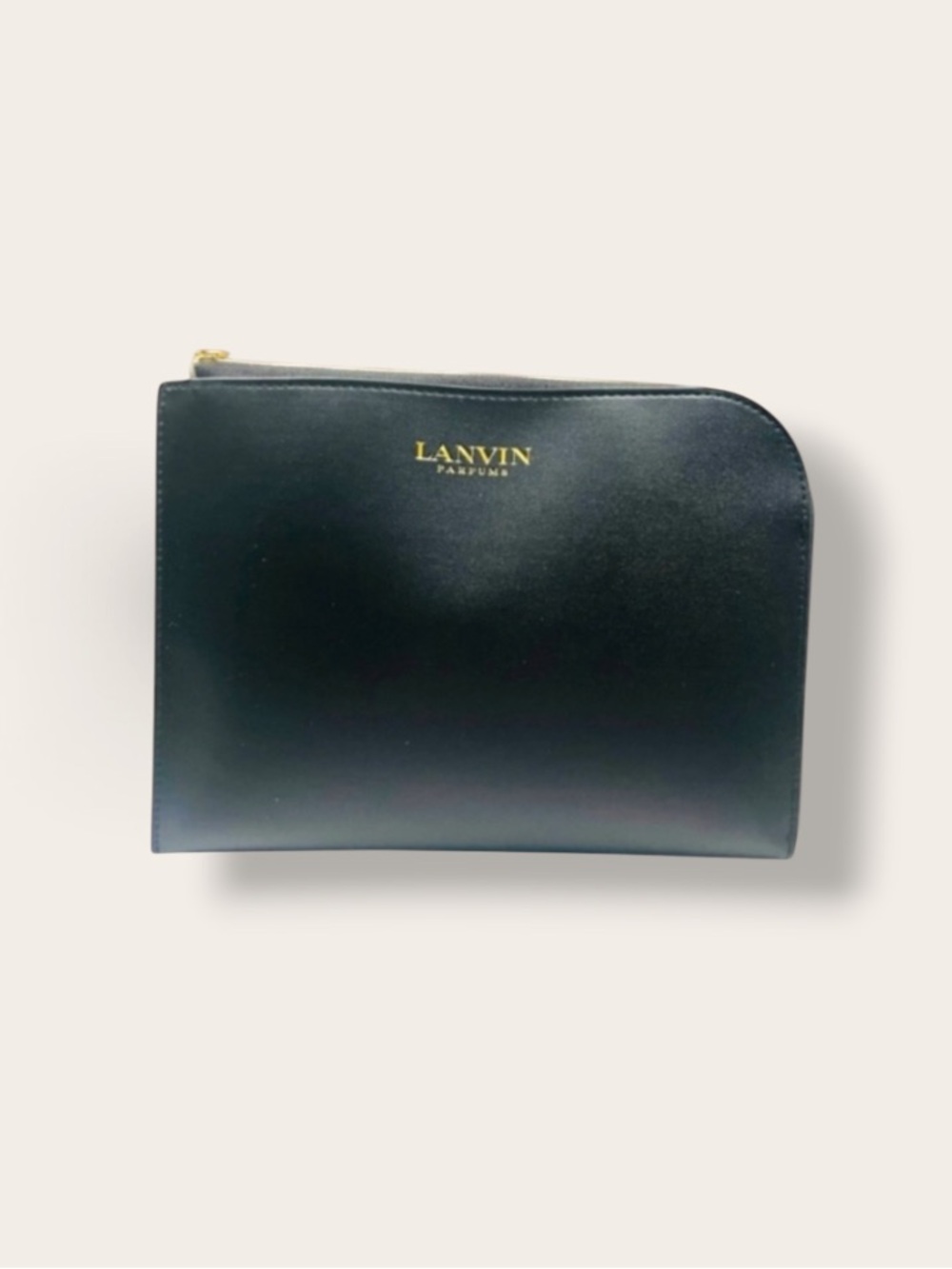 New! LANVIN PARFUMS ZIP CLUTCH COSMETIC CASE